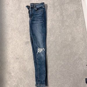 AE ripped jeggings